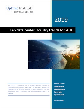 Uptime data center trends for 2020