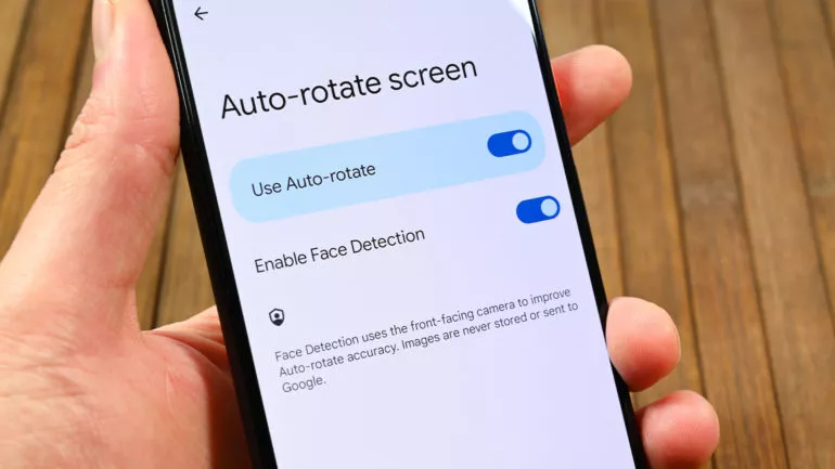 auto rotate Android 12